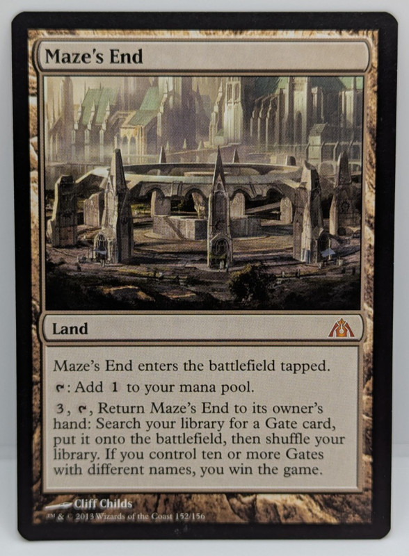 Maze’s End Dragon’s Maze Regular NM MTG