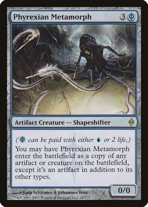 MTG Magic the Gathering Phyrexian Metamorph (42/181) New Phyrexia LP