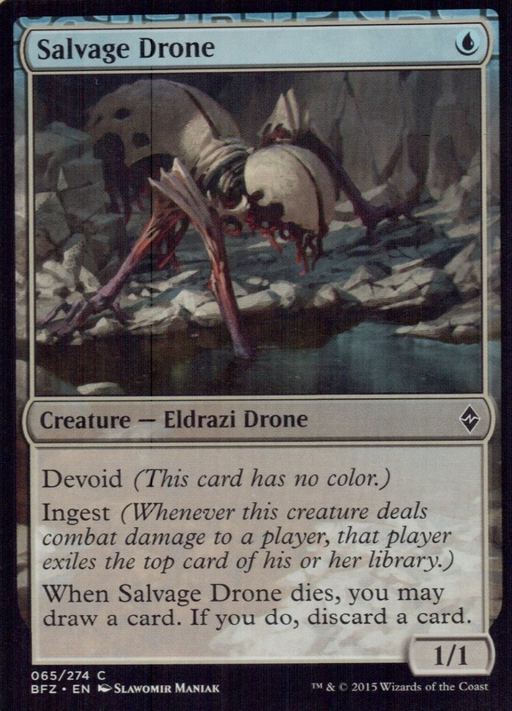 Battle for Zendikar #65 Salvage Drone