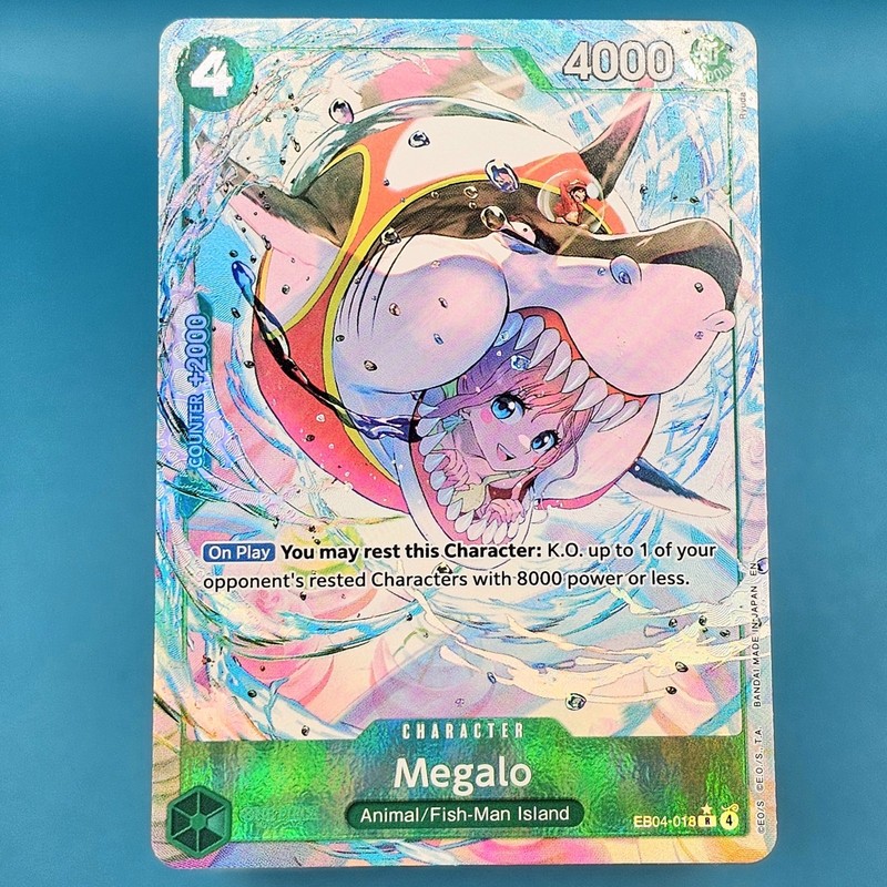 Megalo (Alternate Art) EB04-018 R The Azure Sea’s Seven Foil