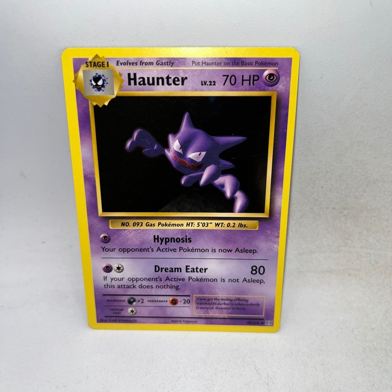 Haunter 48/108 Uncommon Evolutions Pokemon Lightly Played