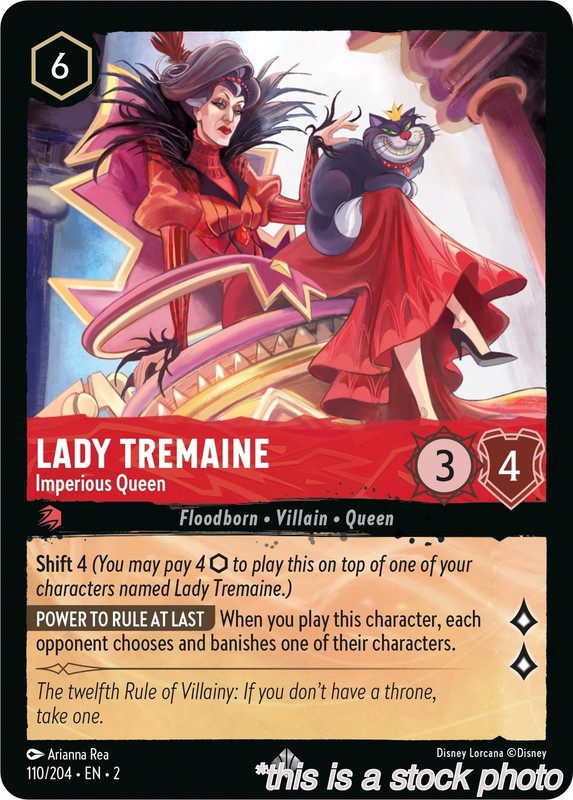 Lady Tremaine – Imperious Queen [2 – 110/204]Lorcana TCGNM