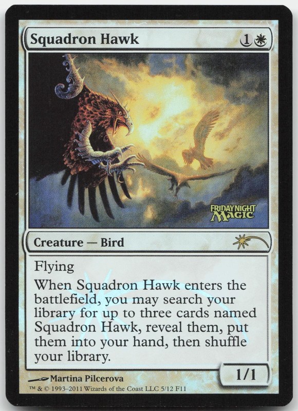 Squadron Hawk – FNM Promos – Foil Promo – Magic: The Gathering