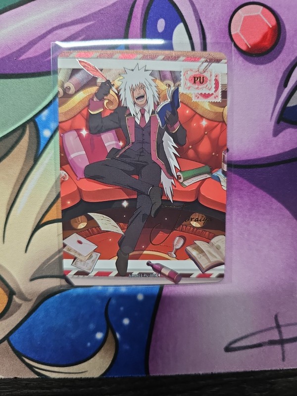 Jiraiya PU (NRSA03-PU-005L4) Kayou Naruto English Series 3 Jin Chapter Card NM