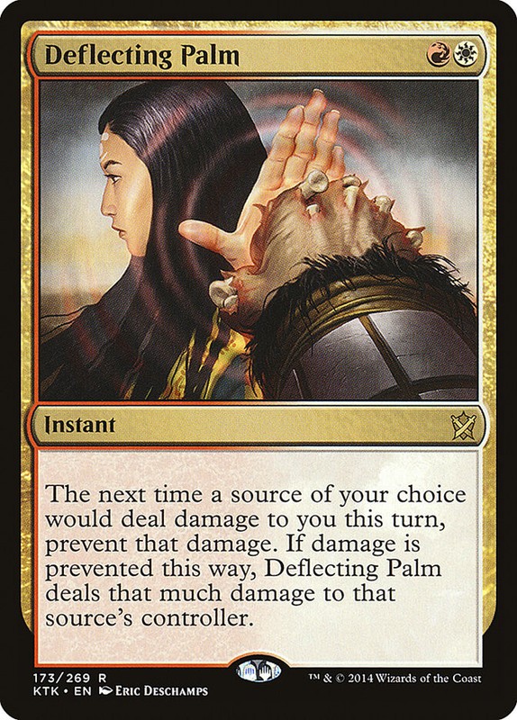 MTG Deflecting Palm – Khans of Tarkir #173