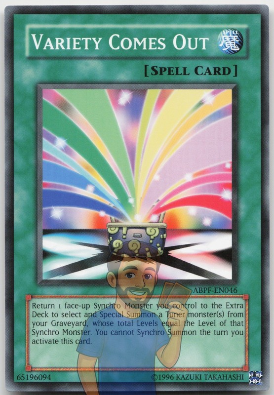 Variety Comes Out ABPF-EN046 Common Unlimited Near Mint Yugioh