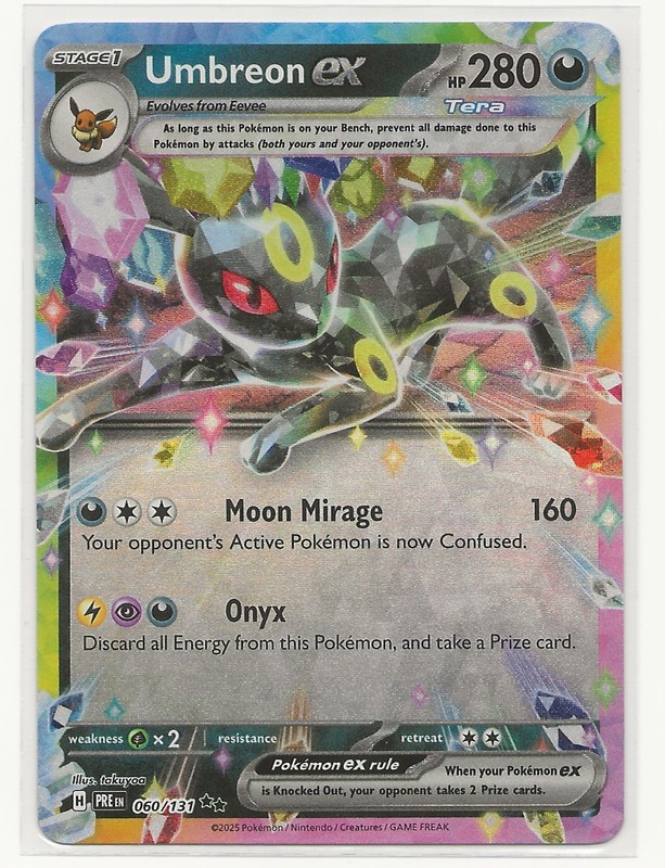 Umbreon ex 060/131 Sv: Prismatic Evolutions Holo