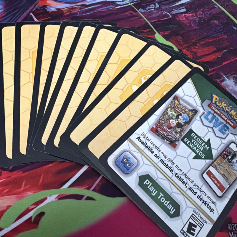 Pokemon TCG Live Code Cards – Unused – Random Set – Messaged Fast!