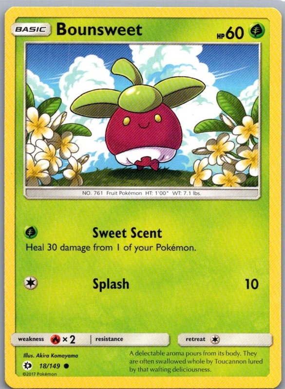 SM Base Set #18/149 Bounsweet