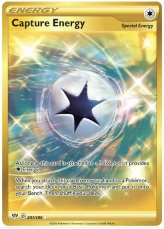 Pokemon – Darkness Ablaze – Capture Energy – 201/189 – Secret Rare – NM/M – New