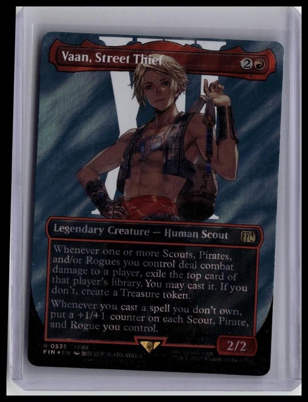 FINAL FANTASY #535 Vaan, Street Thief (Borderless) (Surge Foil)