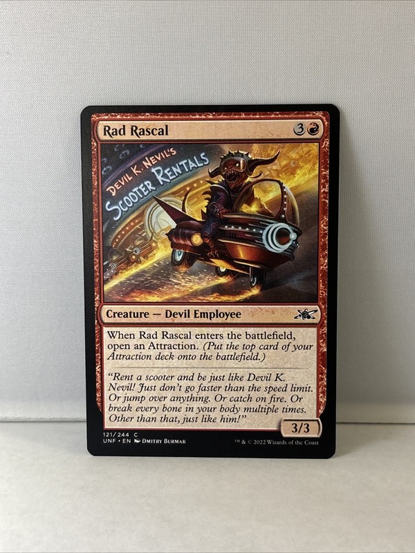 Rad Rascal (121) Unfinity UNF MTG Magic The Gathering