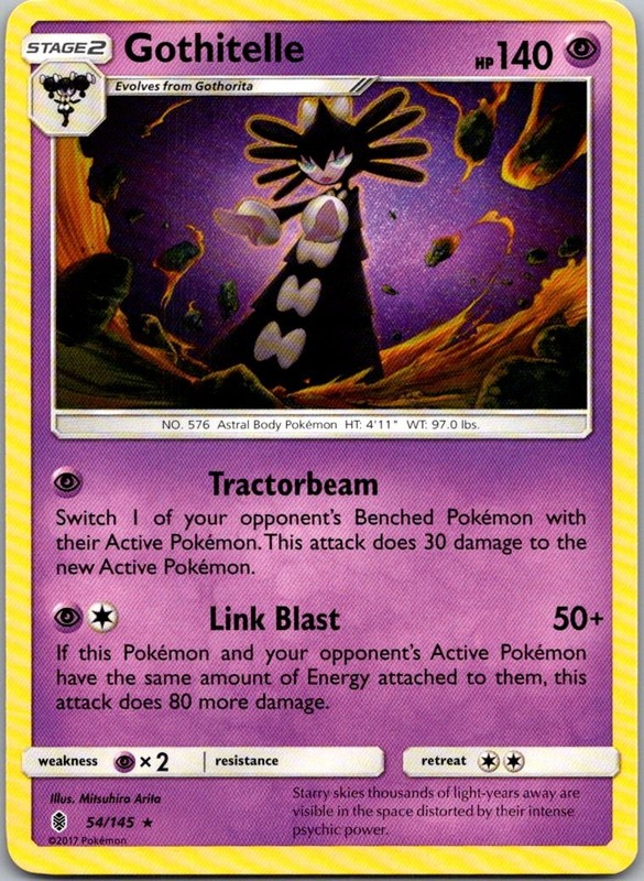 Gothitelle Rare SM – Guardians Rising 54/145 NM