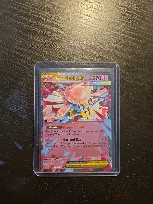 Pokémon TCG Holo Ultra Rare Mega Diancie EX 41/94 Near Mint