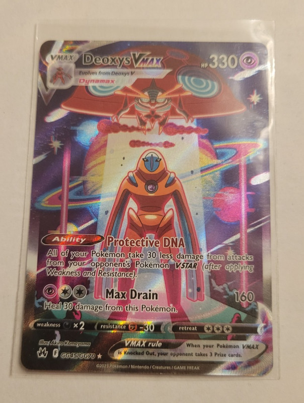 Deoxys VMAX Crown Zenith GG45/GG70 – Galarian Gallery Holo