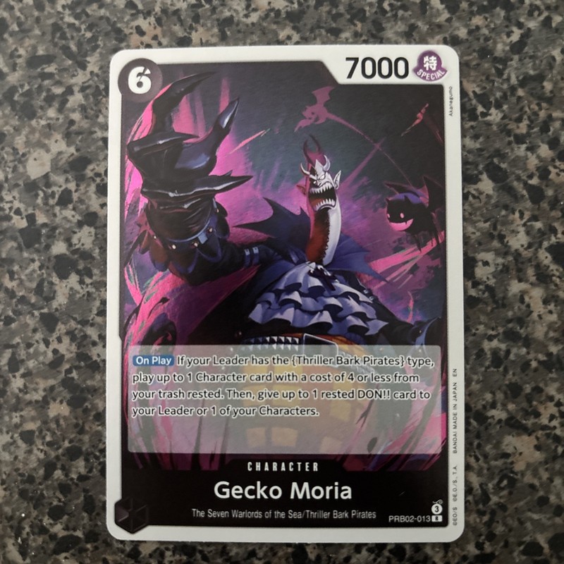 Gecko Moria PRB02-013 One Piece Premium Booster The Best- Vol. 2 Regular English