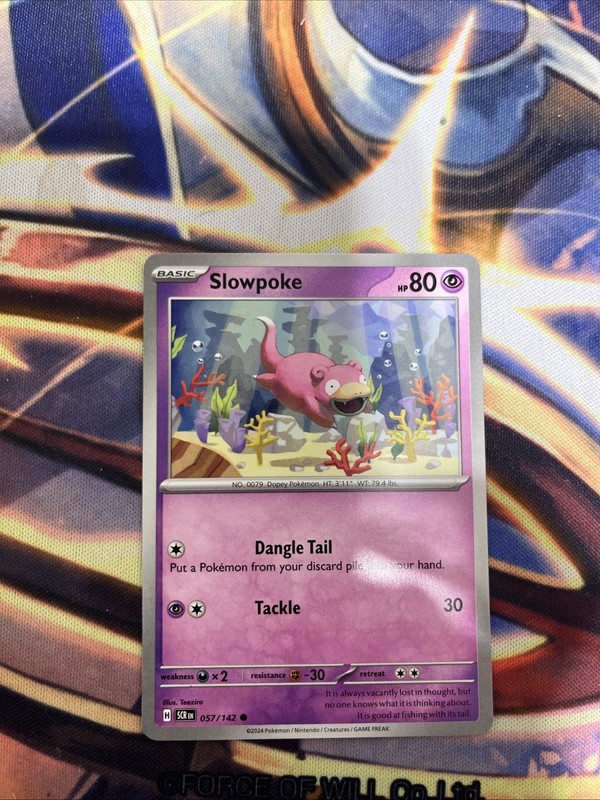Slowpoke 057/142 Common SV07: Stellar Crown Pokemon Card