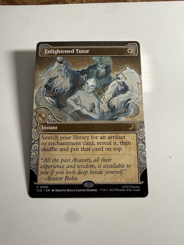 MTG Enlightened Tutor (305/319) Avatar The Last Airbender Eternal LP Mtg Card