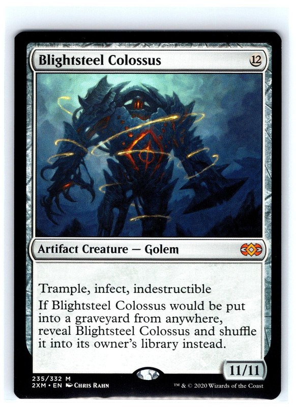 Blightsteel Colossus 235 Mythic Double Masters Magic: The Gathering Near Mint