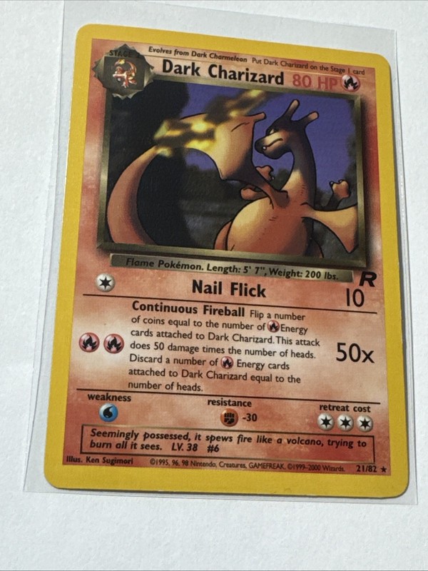 Dark Charizard 21/82 Team Rocket Regular