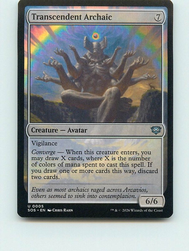 Transcendent Archaic – U5 – MTG – Secrets of Strixhaven