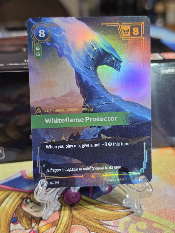Near Mint English Whiteflame Protector OGN 082/298 Epic Foil Riftbound Origins