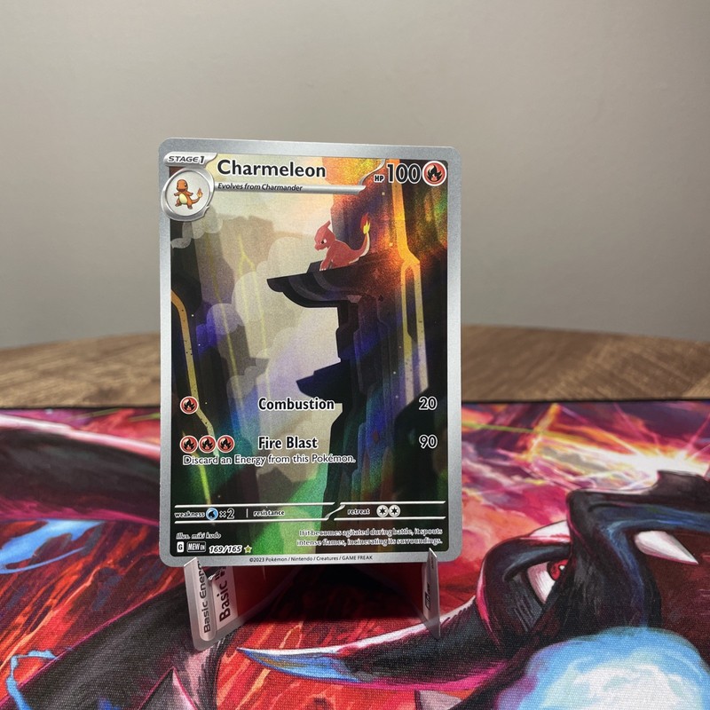 Pokémon TCG Charmeleon Scarlet Violet-151 Illustration Rare Card 169/165 NM