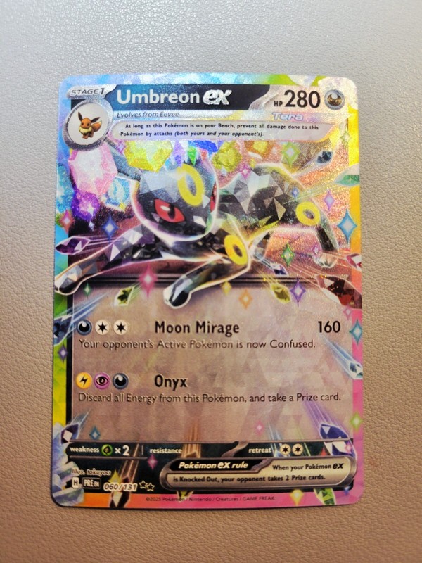 Pokémon TCG Eeveelutions EX Prismatic Evolutions - 9 CARD SET COMPLETE N/NM gallery