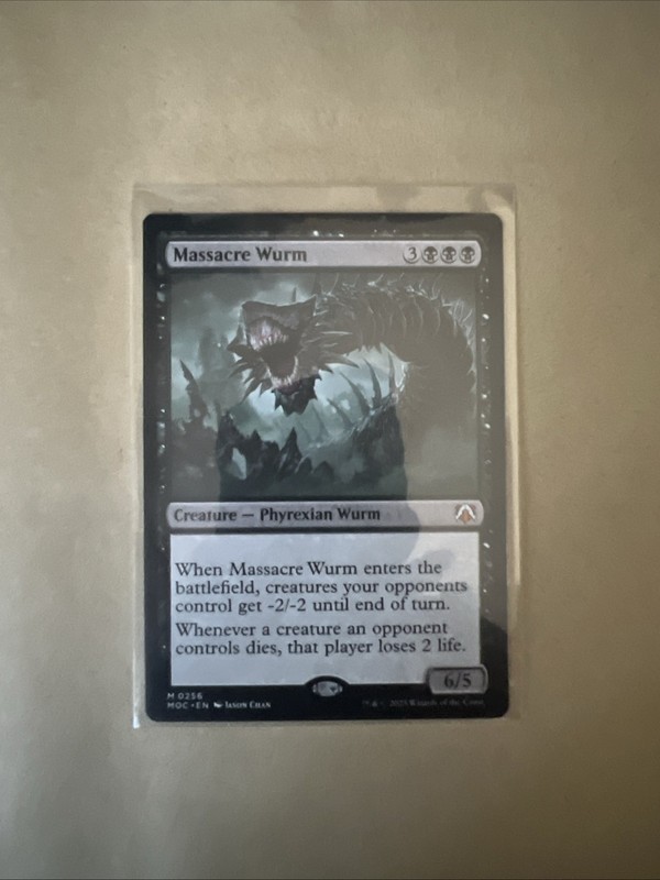 MTG Massacre Wurm MOC 0256 M NM Regular