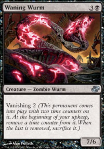 Waning Wurm NM, English MTG Planar Chaos