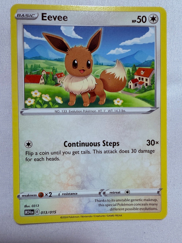 Eevee 013/015 McDonald’s 2024 Regular