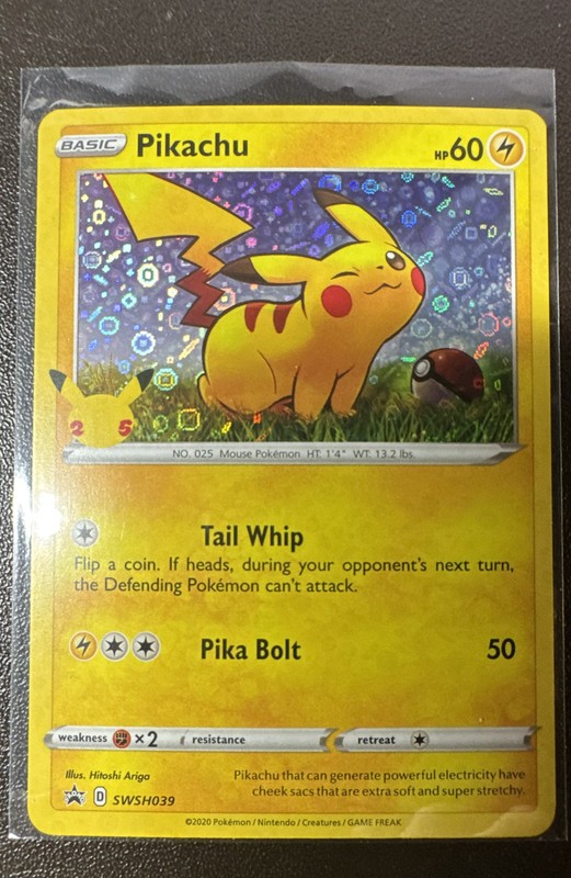 Pikachu – (General Mills) SWSH039 Miscellaneous Cards & Products Holo