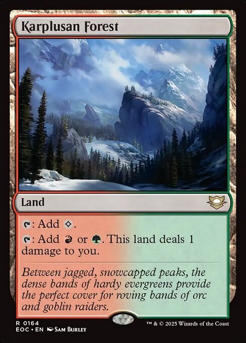 Karplusan Forest 164 R Normal EOC MTG NM