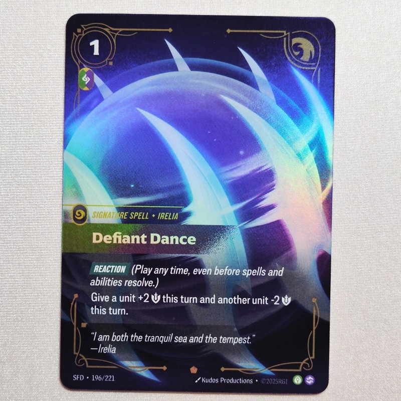 Riftbound: Spiritforged – Defiant Dance #196/221