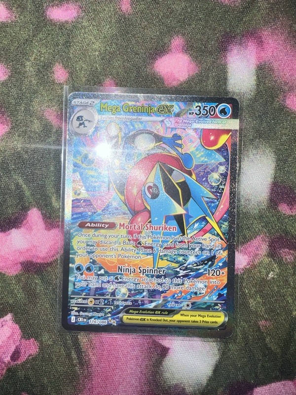 Mega Greninja ex 116/086 Me04: Chaos Rising Holo