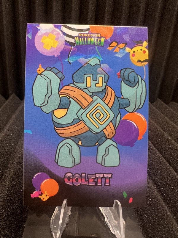 Golett – Cracked Ice Holo – Card Database Halloween 2024 – Pokemon Card NM