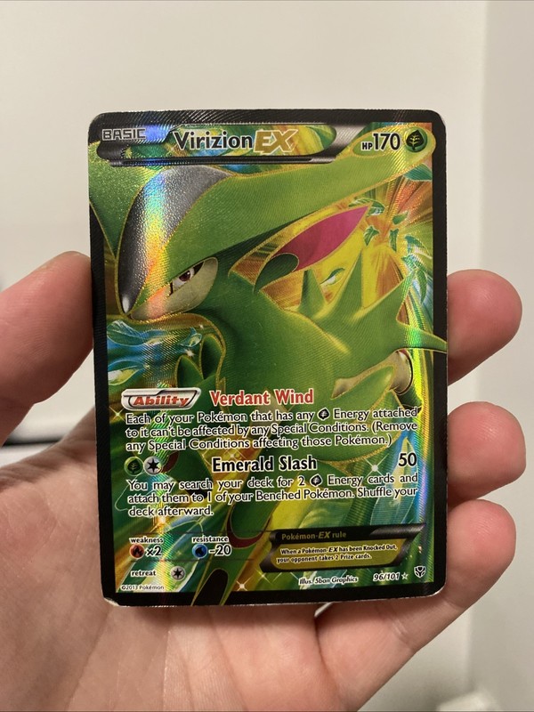 Virizion EX (Full Art) 96/101 Plasma Blast Holo