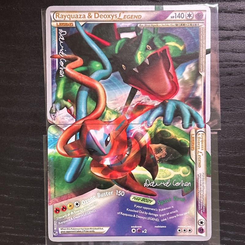 Rayquaza & Deoxys Legend – 2011 (David Cohen) 89/90 World Championship Decks…