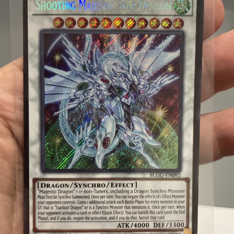 Shooting Majestic Star Dragon BLGG-EN092 SECRET RARE NM FREE SHIP +Bonus Cards! gallery