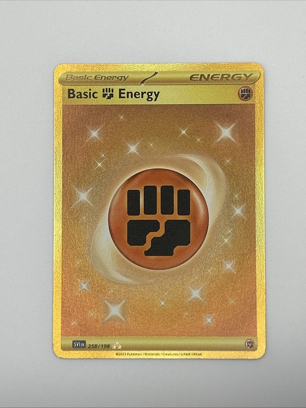 Basic Fighting Energy 258/198 SV01: Scarlet & Violet Base Set Holo