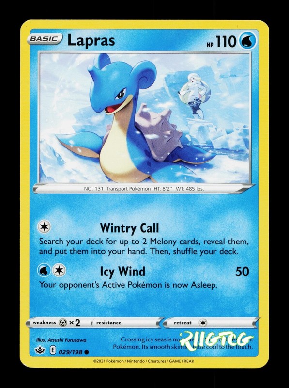Lapras 029/198 Chilling Reign LP Pokemon