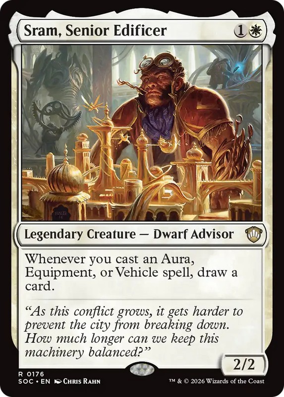 Sram, Senior Edificer [Secrets of Strixhaven Commander] Near Mint