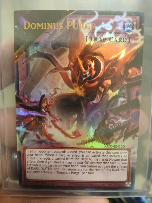 Dominus Purge (Ultra Rare Extended Art) – 1st Edition Holo English Yu-Gi-Oh!!🔥