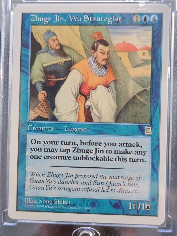 Zhuge Jin, Wu Strategist Portal Three Kingdoms MTG Regular Lightly Played gallery