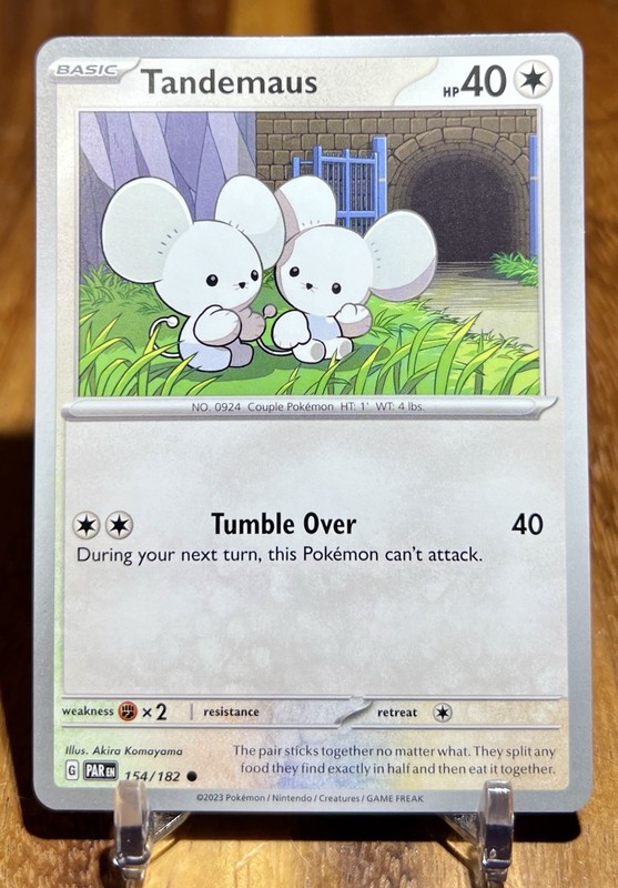 Tandemaus 154/182 Common Paradox Rift Pokemon Near Mint