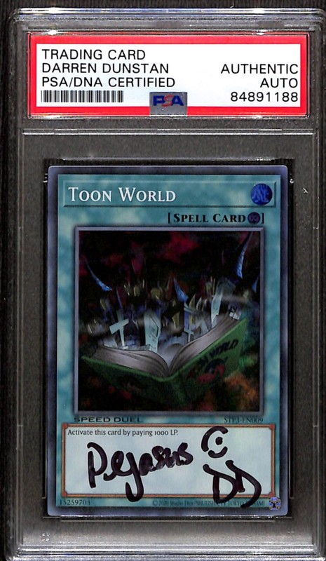 PSA Darren Dunstan Toon World STP3-EN009 Speed Duel: Tournament Pack 3 Unltd