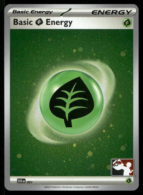 Basic Grass Energy (Cosmos Holo) 001 Holo C Prize Pack Series Cards Pokemon NM
