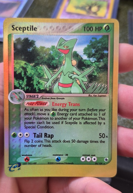 Sceptile 20/109 Ruby and Sapphire Reverse Holo Nm