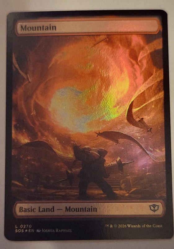 FOIL MTG SOS Strixhaven Lands Set WUBRG Plains Island Swamp Mountain Forest NM gallery