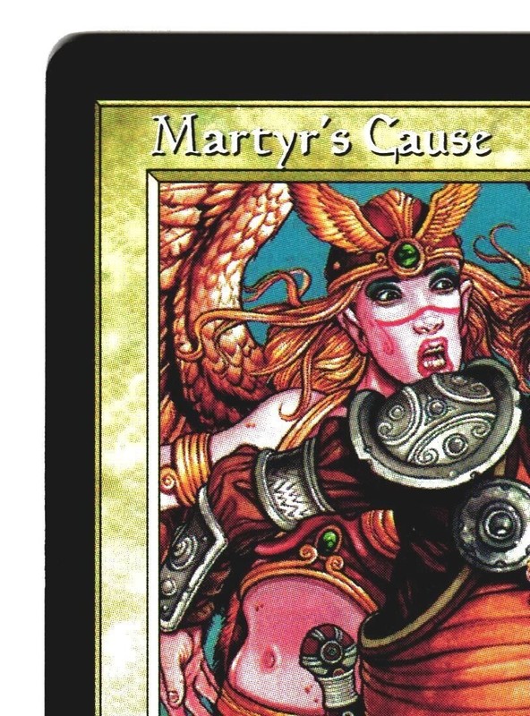 Magic The Gathering Urza's Legacy ULG 1999 #13 Martyr's Cause NM FOIL x1 LOT2 gallery